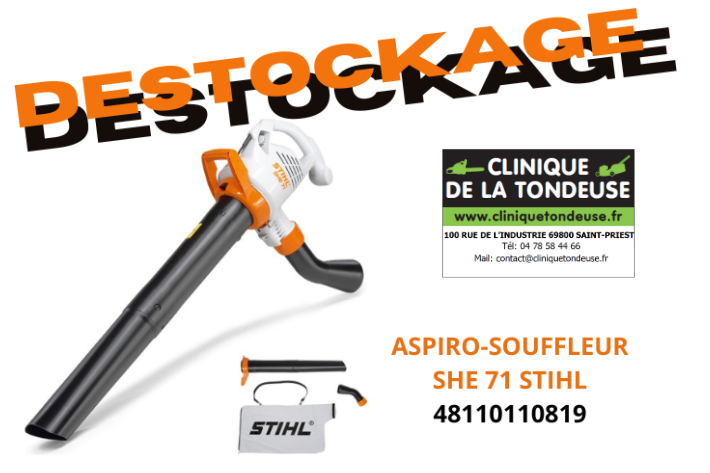 ASPIRO-SOUFFLEUR SHE 71 STIHL