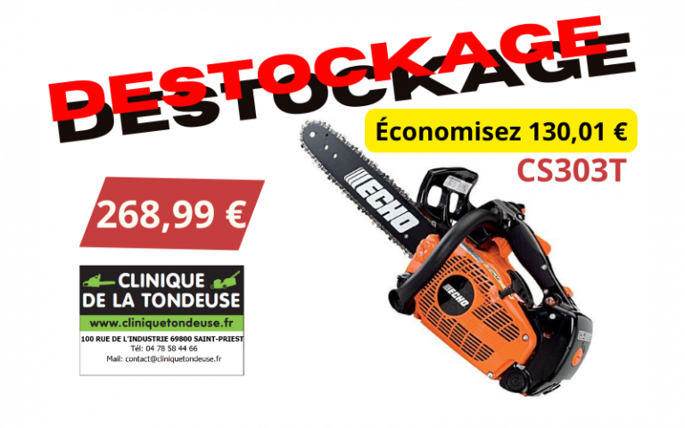TRONÇONNEUSE ECHO CS 303T 30CM DESTOCKAGE